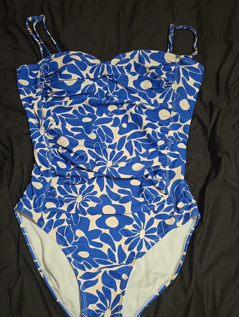 Nicole Miller Floral Womans Med Swimsuit